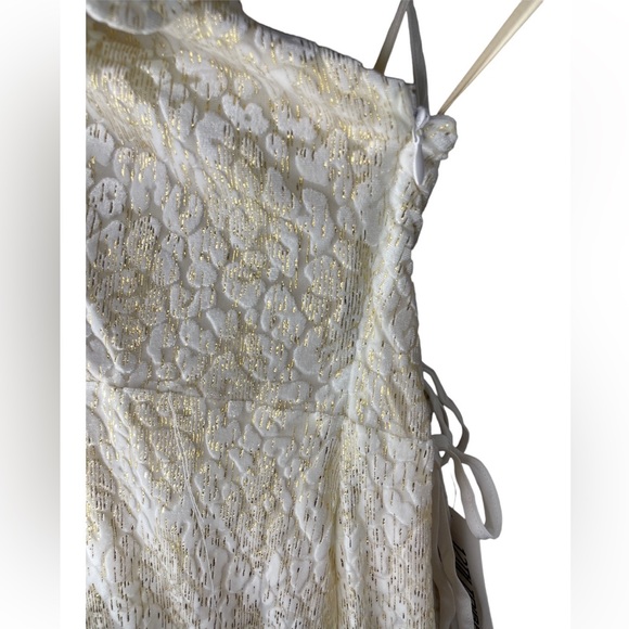 NWT Adela Cream / Gold Leopard Maxi Dress 12th Tribe Size S - Picture 9 of 10